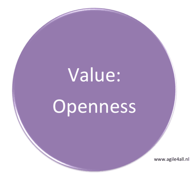 Scrum value openness
