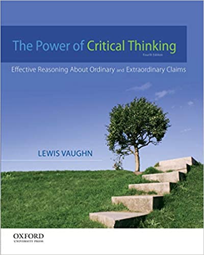 the power of critical thinking - Lewis Vaughn - cover