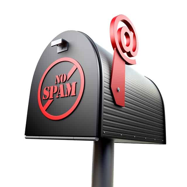 no spam in mailbox